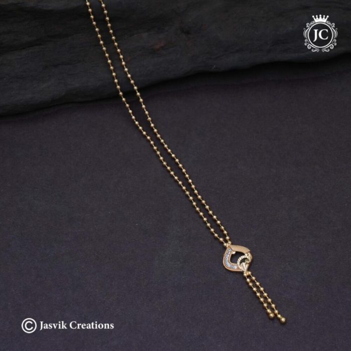 424 Simple Microplated Short Chain - - JCCH424 - 250 (3)