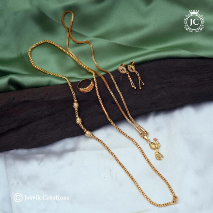 433 Budget Friendly Gold Look Combo Sry- JCCM433 - 1199