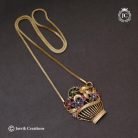 437 Microplated-Flower-Pot-with-Box-Chain-JCCH437 --850-(4)
