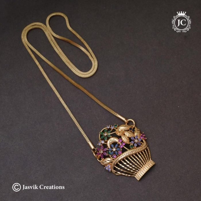 437 Microplated-Flower-Pot-with-Box-Chain-JCCH437 --850-(4) 437 Microplated-Flower-Pot-with-Box-Chain-JCCH437 --850-(4)