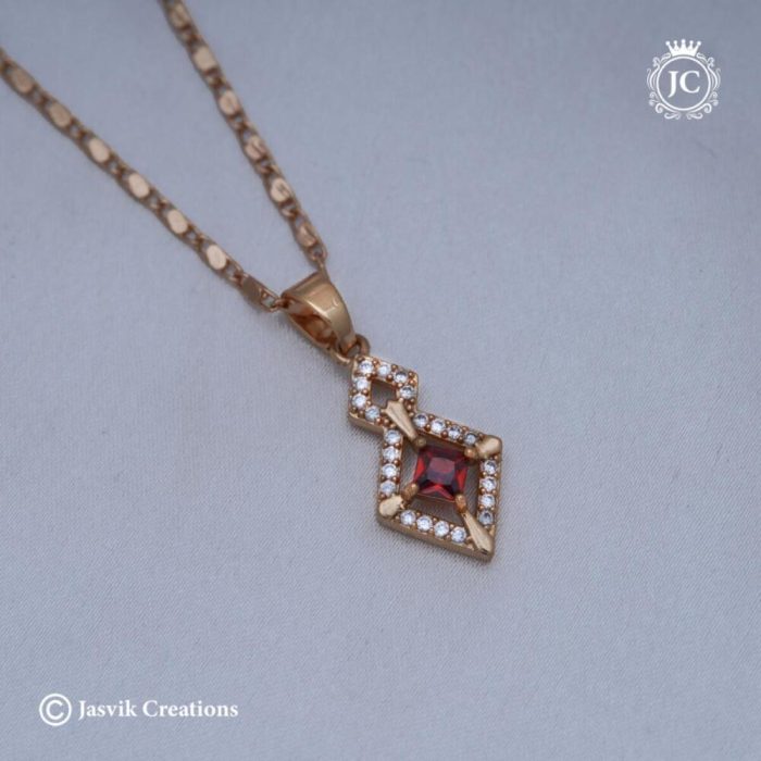 448 Rose Gold Short Chain - JCCH448 - 160