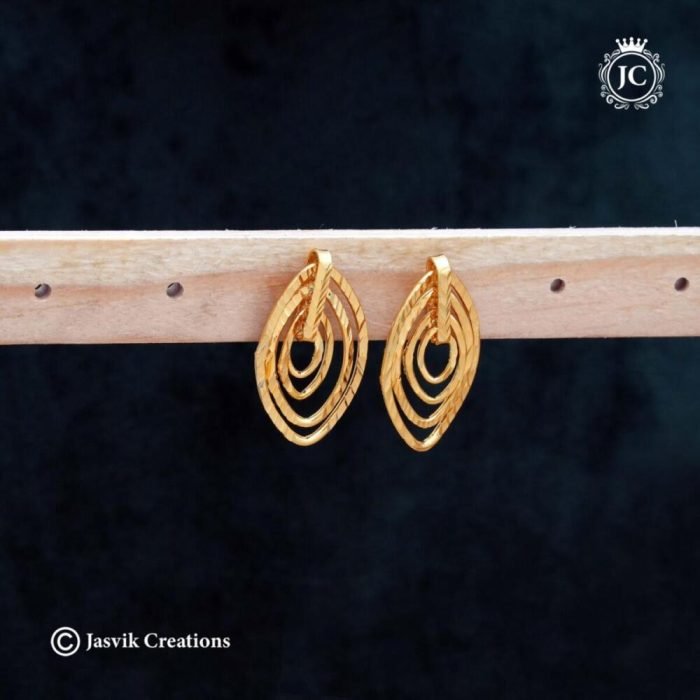 494 Gold Look 2 in 1 Stud - JCER494 - 260 (4)