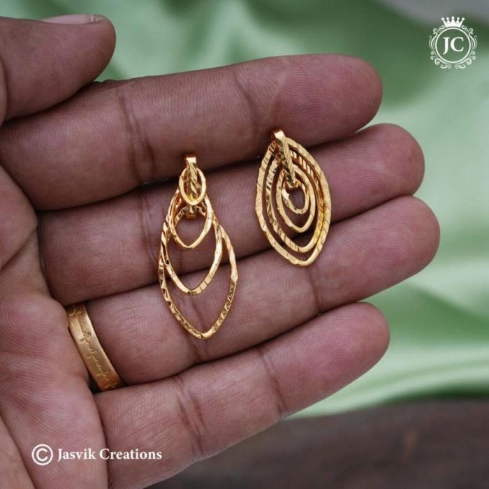 494 Gold Look 2 in 1 Stud - JCER494 - 260 (5)
