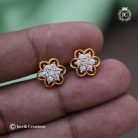 499 Diamond-Look-Flower-Ear-Rings----JCER499 170-(5)