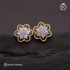 499 Diamond-Look-Flower-Ear-Rings----JCER499 170-(6)