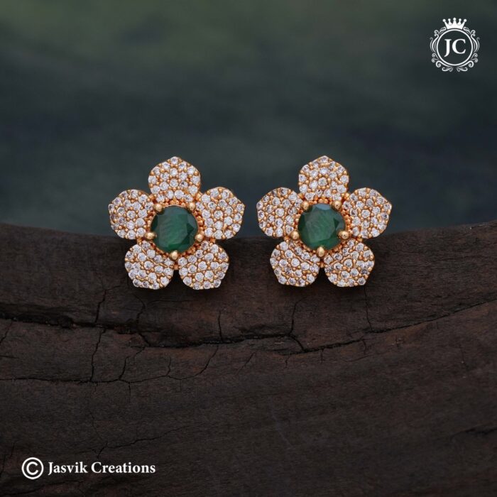 510 Microplated AD Flower Stud - JCER5010 - 250 (3) 510 Microplated AD Flower Stud - JCER5010 - 250 (3)