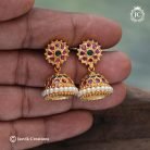 516 Microplated PEarl Jhumka - JCER516 - 399 (7)