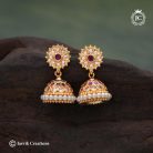 518 Microplated PEarl Jhumka - JCER518 - 399 (10)