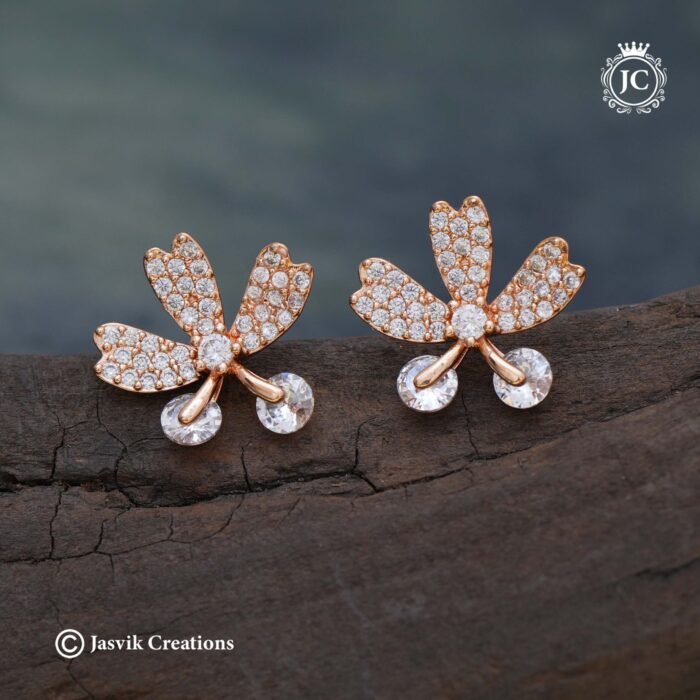 529 Rose Gold Stud - JCER529 160 (3)