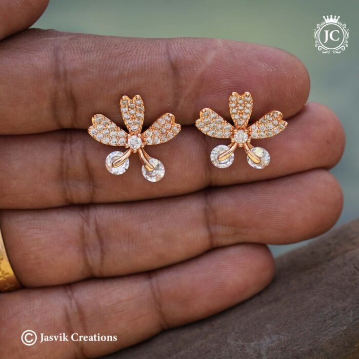 529 Rose Gold Stud - JCER529 160 (4)