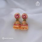 534 Micro plated Multi Jhumka -JCER534 - 350 (2)