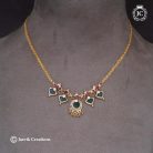 558 Micro Plated Pallaka Necklace -JCNL558 - 450 (3)