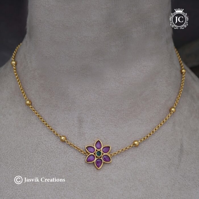 565 Premium Simple Flower Chaoker- JCNL565 - 350 (3)