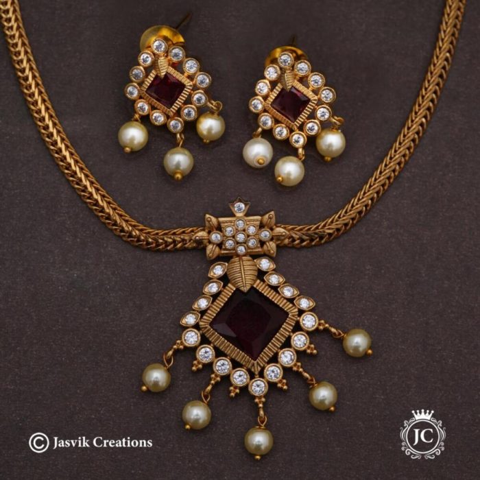 572 Pallak Red Necklace- JCNL572 - 499 (3) 572 Pallak Red Necklace- JCNL572 - 499 (3)