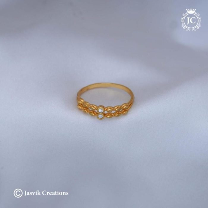 59 Microplated 2 Layer with stone Finger Ring - JCFR059 - 110 (2) 59 Microplated 2 Layer with stone Finger Ring - JCFR059 - 110 (2)
