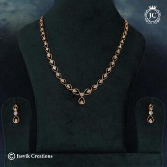 Microplated Necklace Diamond Replica -  JCNL591