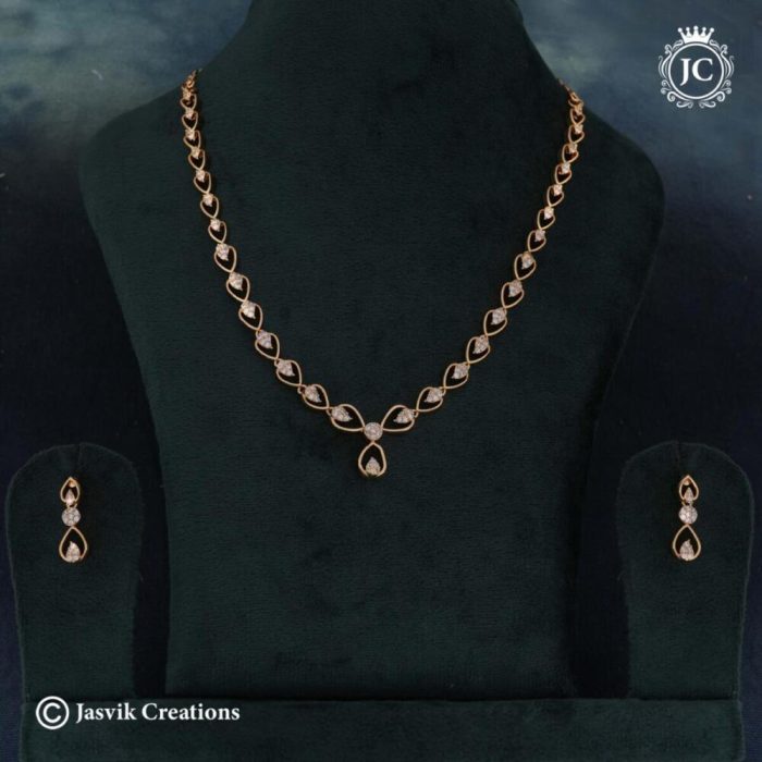 591 Micrplated Necklace Diamond Replica - JCNL591 -550 (2) 591 Micrplated Necklace Diamond Replica - JCNL591 -550 (2)