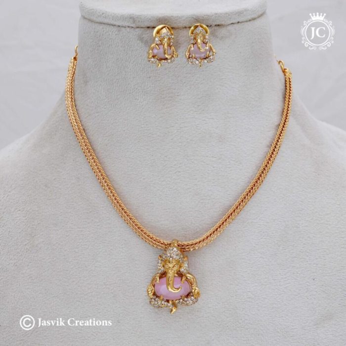 593 Vinayagar Detachable Pendent Set – JCNL593 -650 (4)
