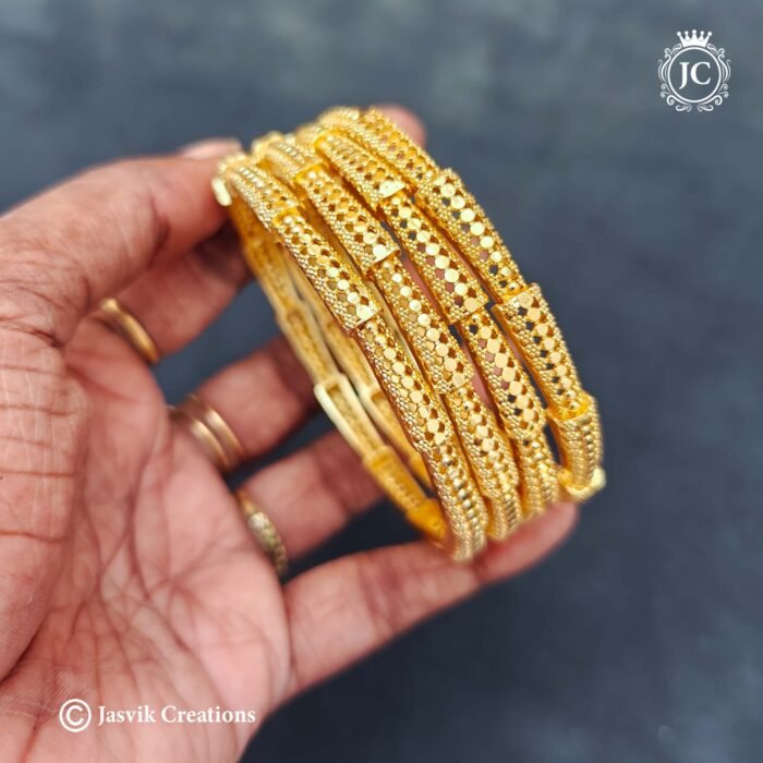 Gold-look-Micro--bangle-set-299rs--- -JCBN240 (1)