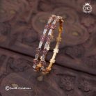 248 Microplated Stone Bangle - JCBN248-250 (3)