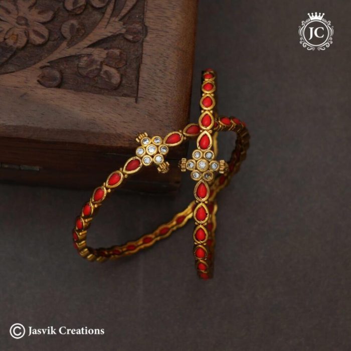256 Corel-Antique-Bangle-550-1-JCBN256 -2 (2)
