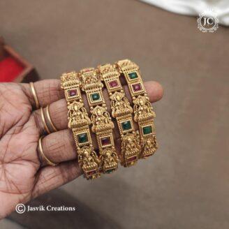 Matte-Finish-Lakshmi-Bangle - JCBN258