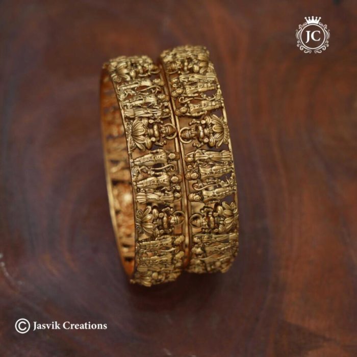 261 Matte Finish Rama PArivar with Lakshmi Bangle -JCBN261 - 299 2.4 - 2 (3)