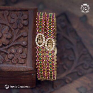 Antique Lakshmi Ruby Green - JCBN263