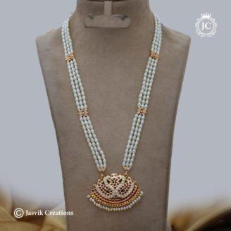 3 Layer Pearl Swan Haram - JCHM167