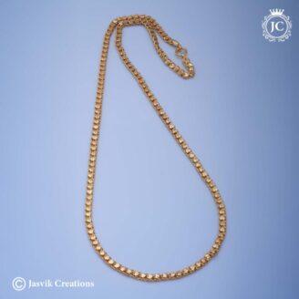 Micro plated Thin Heartin Chain - JCCH454