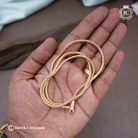 463 Pure Impon Smooth Saradu Chain without Polish - 24 Inch - JCCH463 -1599 (4)