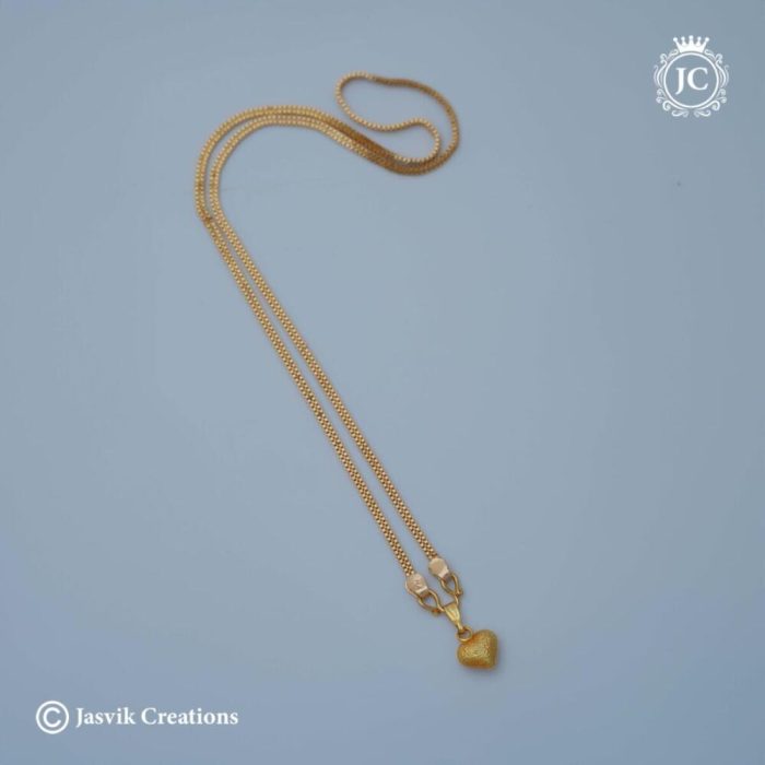 464 Simple Daily wear Haert dollar Short Chain – JCCH464 – 270 (2)