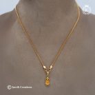 465 Simple Daily wear Lakshmi dollar Short Chain – JCCH465- 270 (4)