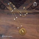 483 Krishnar Simple Dollar Chain 24 Only - - JCCH483- 599 (2)