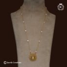 483 Krishnar Simple Dollar Chain 24 Only - - JCCH483- 599 (3)
