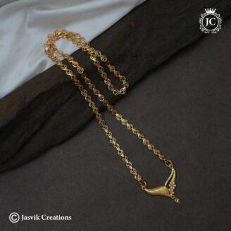 Forming-Simple-Dollar-Microplated-Chain - JCCH488