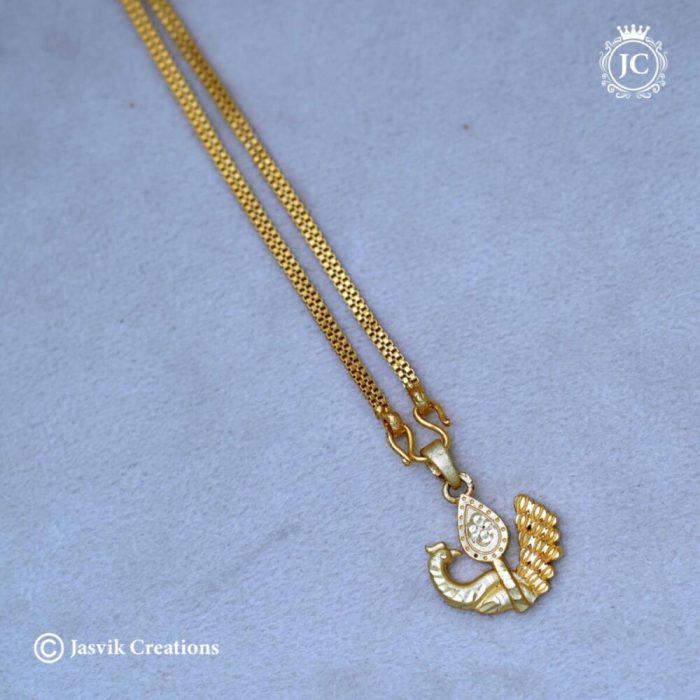 494 Peacock Short Chain - JCCH494 - 270 (3)