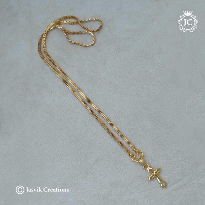 495 Simple Cross short Chain - JCCH495 - 270