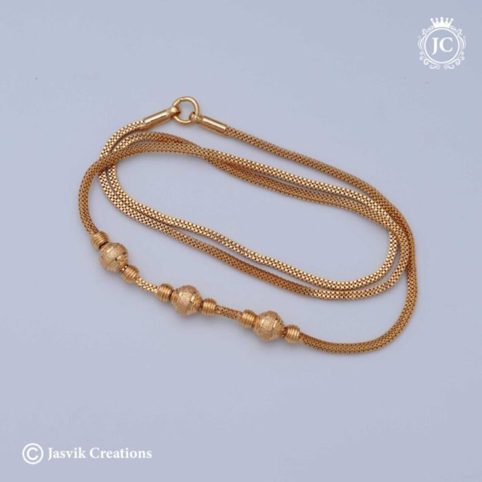 503 Microplated Reular Ware 3 Ball Muagppu Chain - JCCH503 - 450 (2)