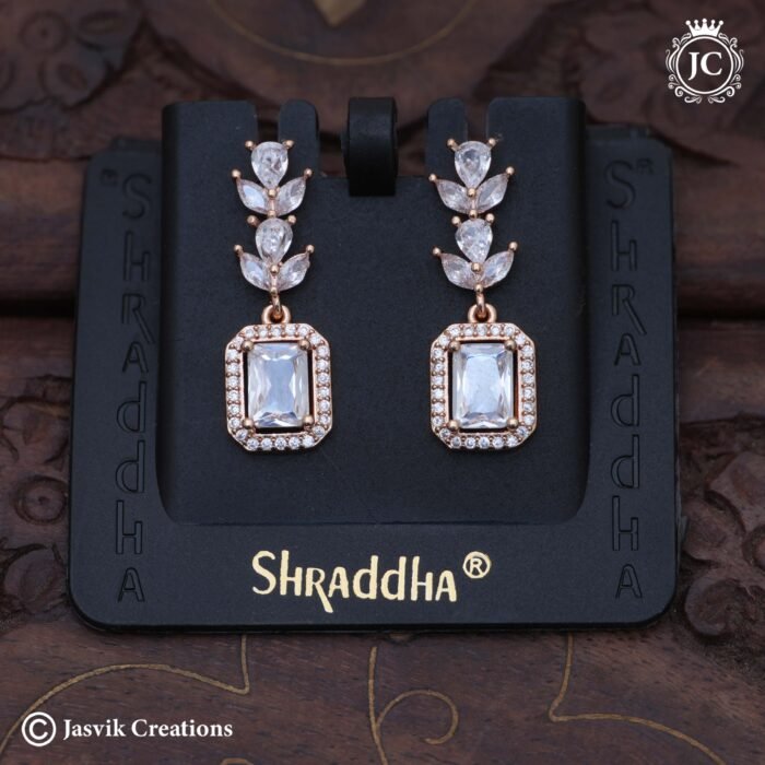 540 Reose Gold PRemium Ear Ring - JCER540 - 199 (1)