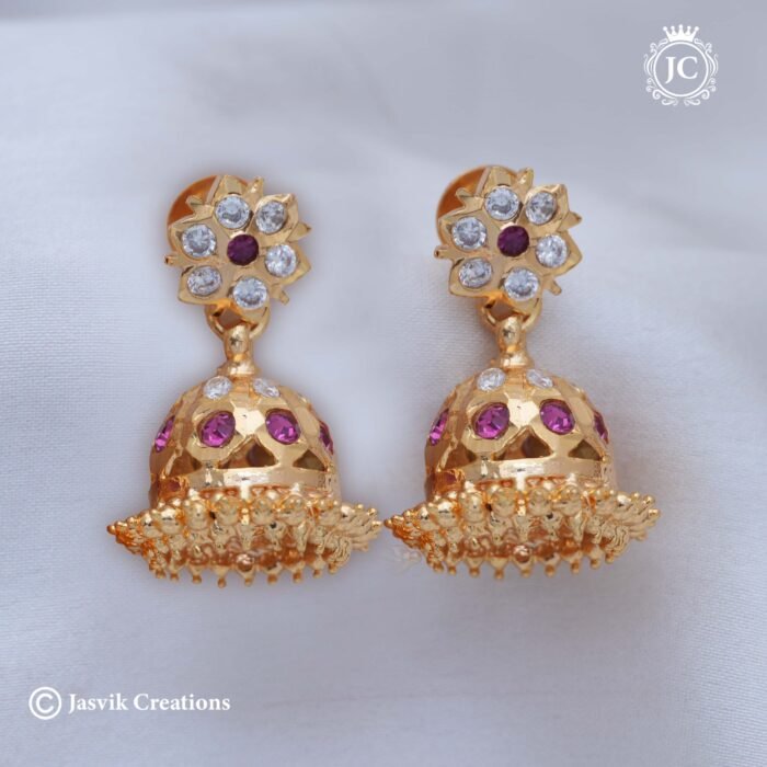542 Impon Kodai Jhumka - JCER542- 350 (3)