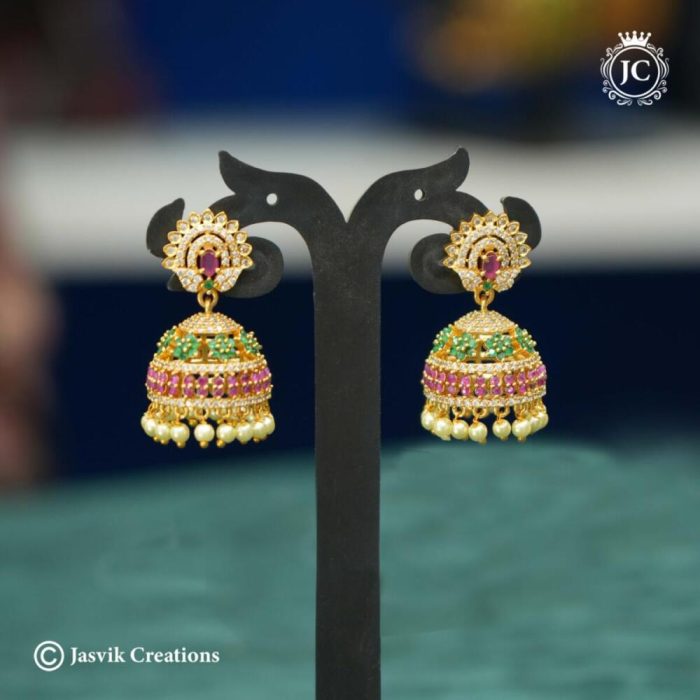 544 Multi Colour AD JHumka - JCER544- 499 (3)
