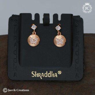 Rose Gold Imported Ear Ring - JCER552