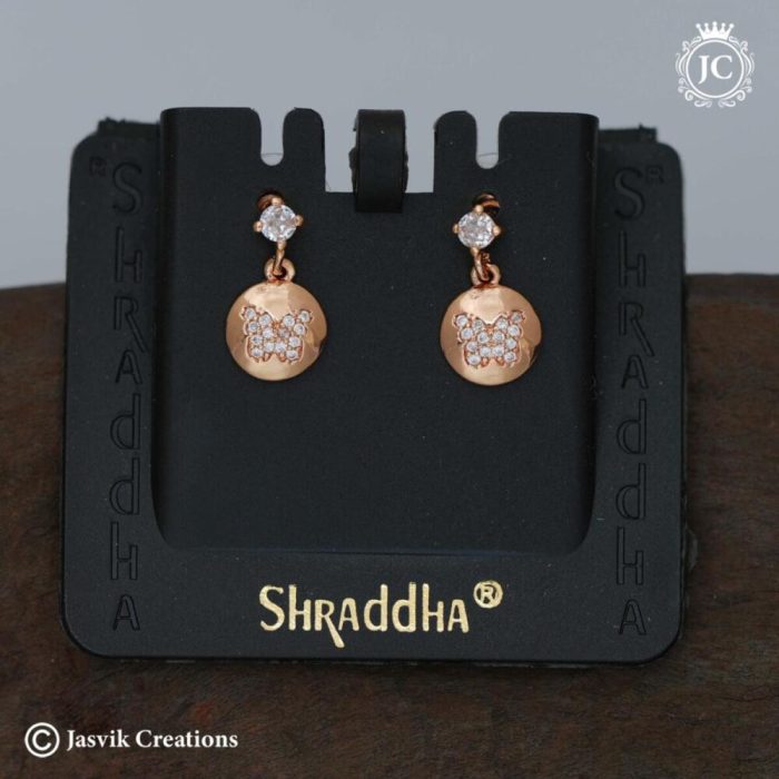 552 Rose Gold Imported Ear Ring - JCER552 - 199 (10)