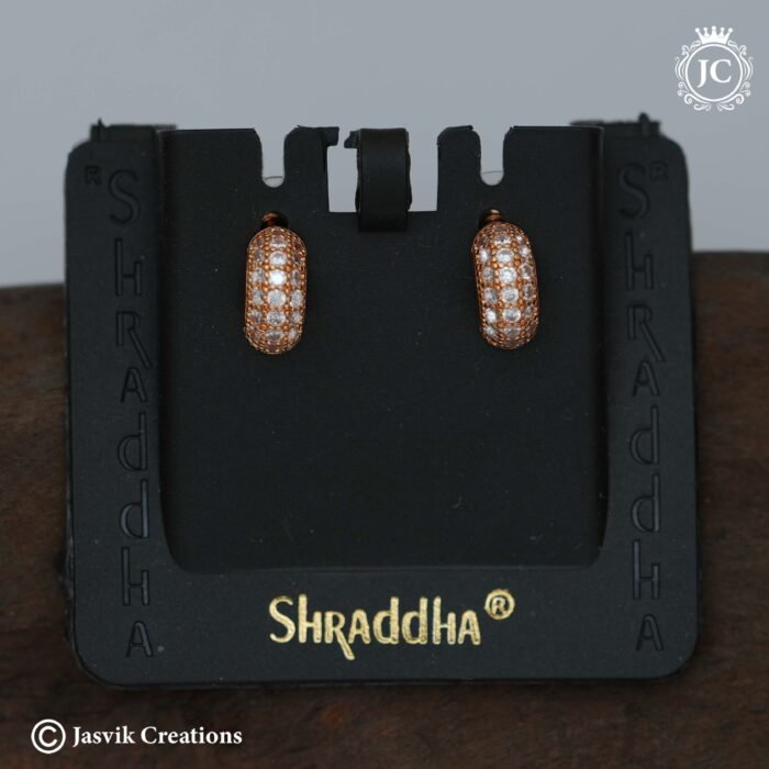 557 Rose Gold Imported Ear Ring - JCER557 - 199 (15)