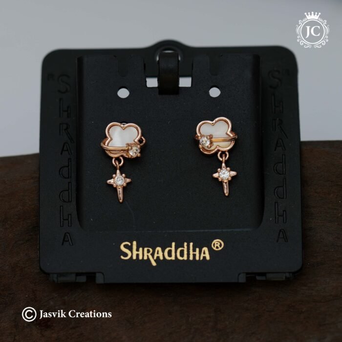 559 Rose Gold Imported Ear Ring - JCER559 - 199 (17)