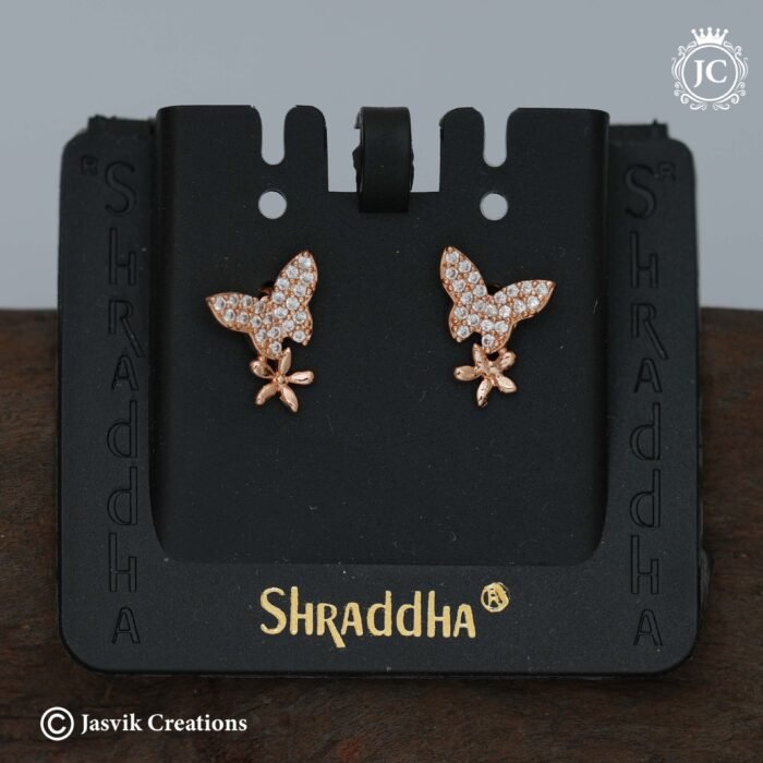 561 Rose Gold Imported Ear Ring -JCER561- 199 (19)