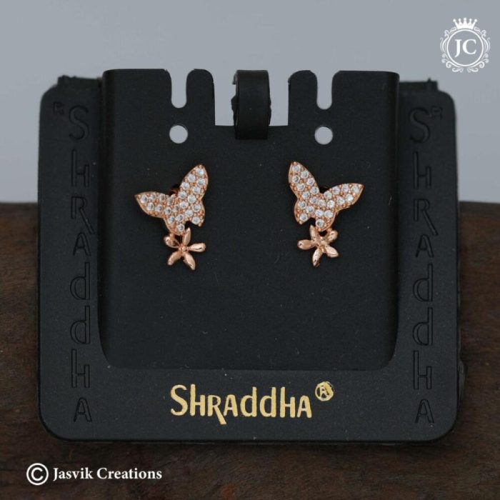 561 Rose Gold Imported Ear Ring -JCER561- 199 (19)