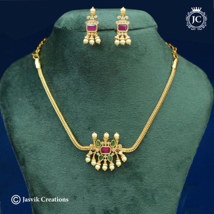 597 Premium Simple Mini Chocker – – JCNL597 – 350