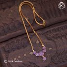 598 Simple LAvender NEcklace- JCNL598 -550 (7)